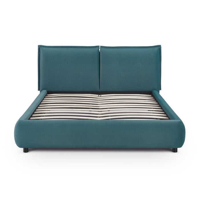 Mel Performance Faux Mohair Velvet Bed - Home And Beyond
