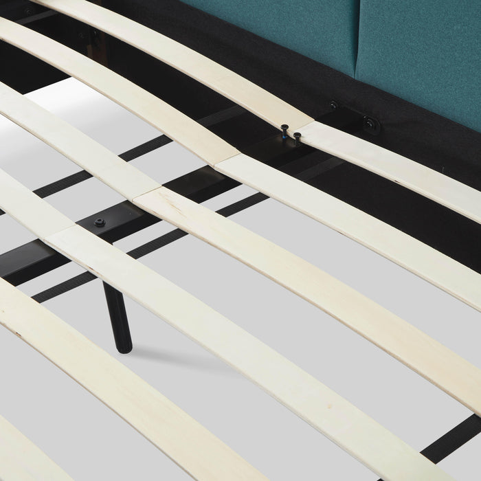 Mel Performance Faux Mohair Velvet Bed - Home And Beyond