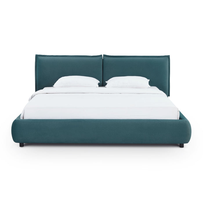 Mel Performance Faux Mohair Velvet Bed - Home And Beyond