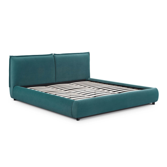 Mel Performance Faux Mohair Velvet Bed - Home And Beyond