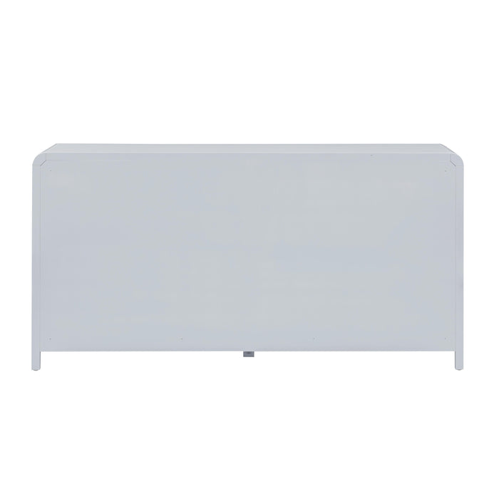 Patty 62" Rattan 6 Drawer Dresser - Home And Beyond