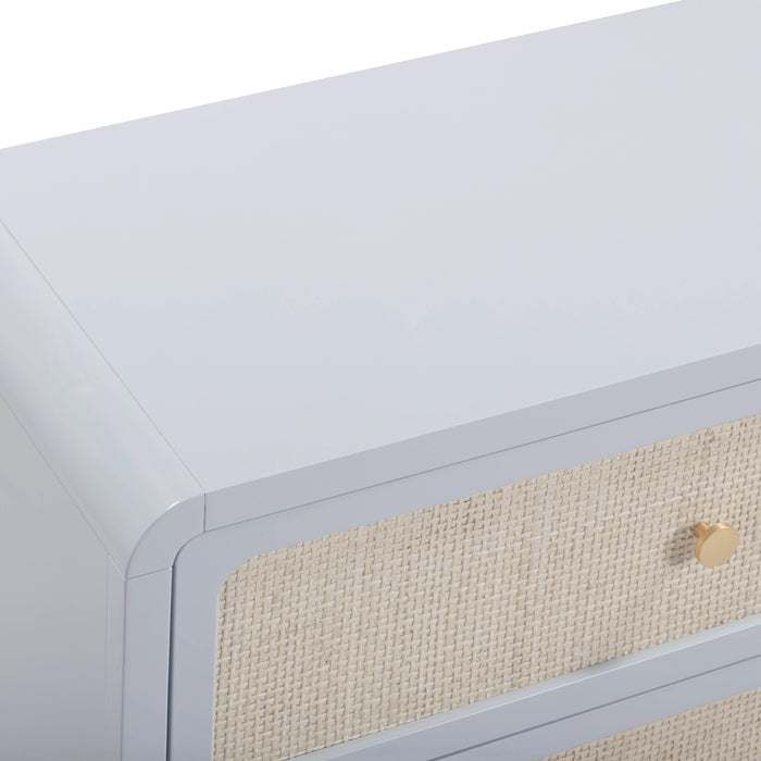 Patty 62" Rattan 6 Drawer Dresser - Home And Beyond