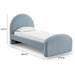 Moon Chambray Blue Performance Chenille Twin Bed - Home And Beyond