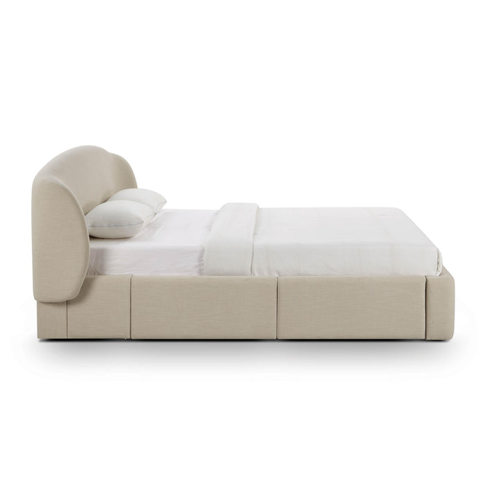 Corey Upcycled Performance Linen Storage Bed
