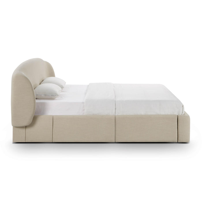 Corey Upcycled Performance Linen Storage Bed