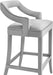 Tiffany Grey Velvet Counter Stool - UK - Home And Beyond