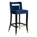 Hart Navy Velvet Bar Stool image