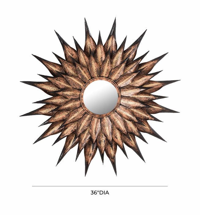 Sunflower Antique Wall Mirror 5 - Home And Beyond