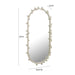 Bubbles Ivory Large Oval Wall Mirror - UK - Home And Beyond