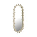 Bubbles Ivory Oval Wall Mirror - UK - Home And Beyond