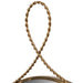 Ravina Braided Brass Oval Wall Mirror - Home And Beyond