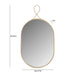 Ravina Braided Brass Oval Wall Mirror - Home And Beyond
