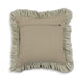 Alessia Distressed Beige Velvet Pillow - Home And Beyond