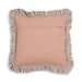 Alessia Distressed Pink Velvet Pillow - Home And Beyond