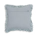 Alessia Distressed Blue Velvet Pillow - Home And Beyond