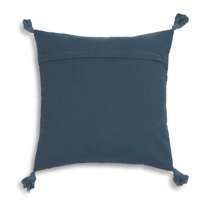 Blossom 20" Printed Cotton Tassel Throw Pillow Cover - Home And Beyond