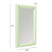 Cozzi Mint Green Wall Mirror - Home And Beyond