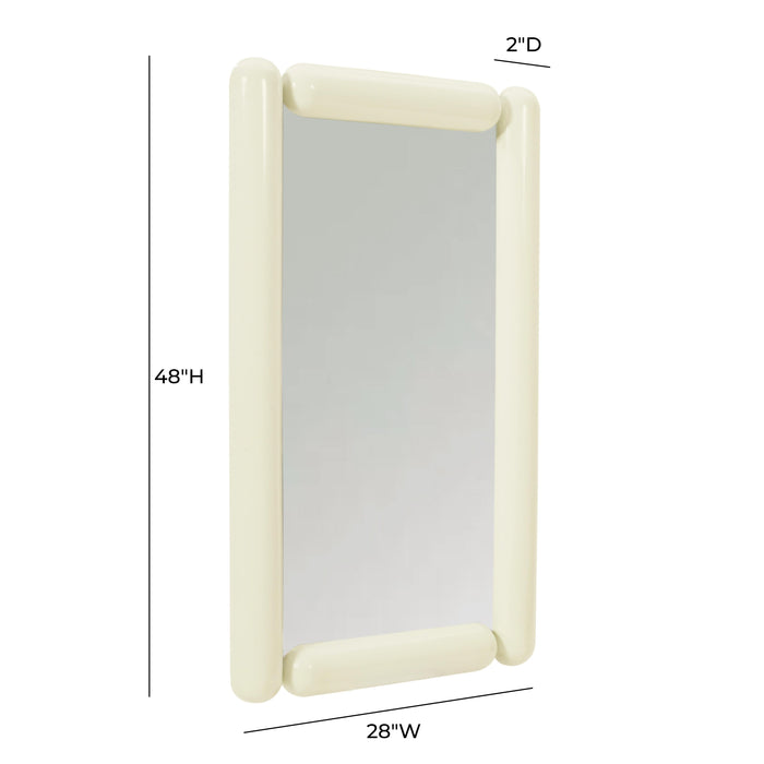 Cozzi Cream Wall Mirror - Home And Beyond