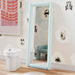 Cozzi Pastel Blue Large Floor Mirror - Home And Beyond