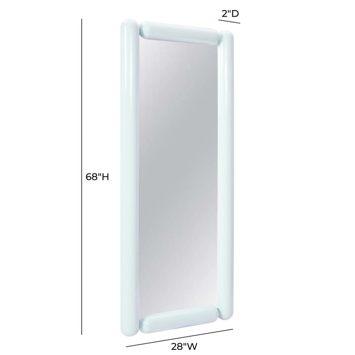 Cozzi Pastel Blue Large Floor Mirror - Home And Beyond