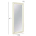 Cozzi Cream Large Floor Mirror - Home And Beyond
