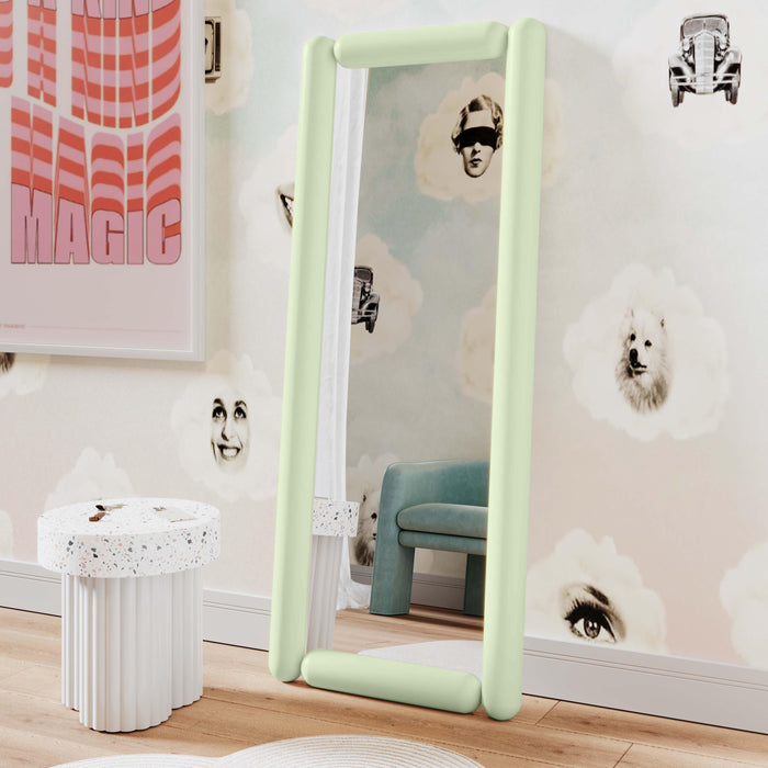 Cozzi Mint Green Large Floor Mirror - Home And Beyond