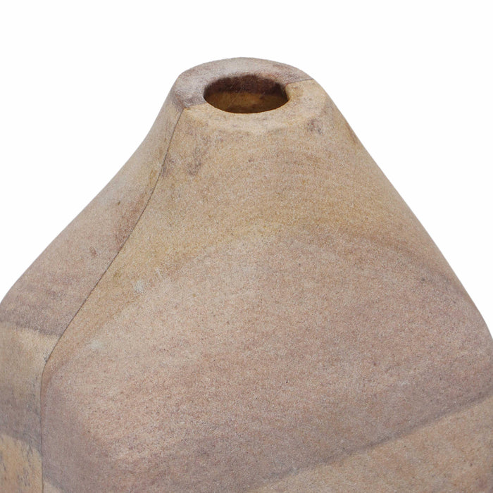 Saava Sandstone Straight Vase - Home And Beyond