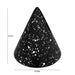 Gabby Speckled Black Cone Card Holder - Set of 4 - Home And Beyond