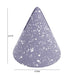 Gabby Speckled Purple Cone Card Holder - Set of 4 - Home And Beyond