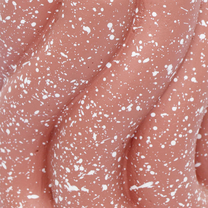 Gabby Speckled Salmon Pink Vase - Home And Beyond