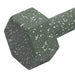 Gabby Speckled Army Green Decorative Dumbbell - Home And Beyond