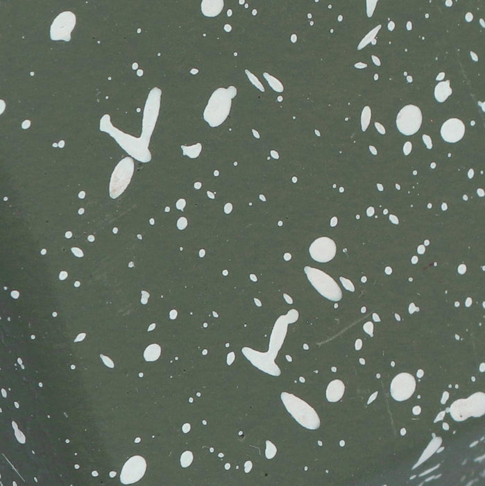 Gabby Speckled Army Green Decorative Dumbbell - Home And Beyond