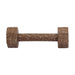 Gabby Speckled Brick Red Decorative Dumbbell - Home And Beyond
