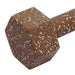 Gabby Speckled Brick Red Decorative Dumbbell - Home And Beyond