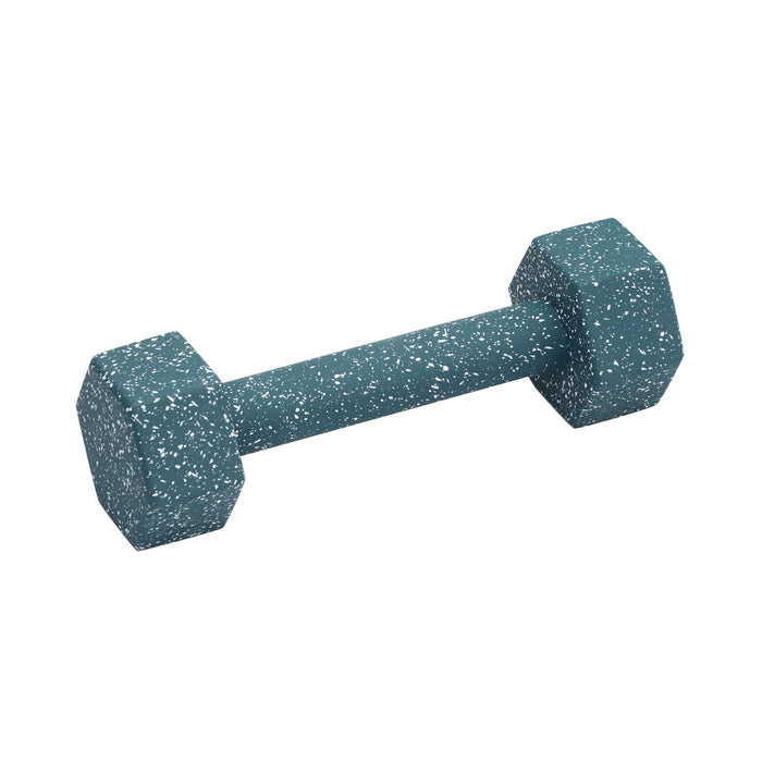 Gabby Speckled Blue Decorative Dumbbell - Home And Beyond