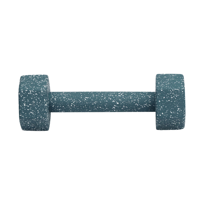 Gabby Speckled Blue Decorative Dumbbell - Home And Beyond