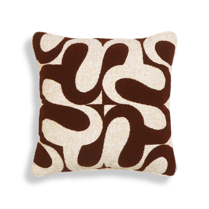 Bonney Chocolate Brown Boucle Accent Cushion - Home And Beyond