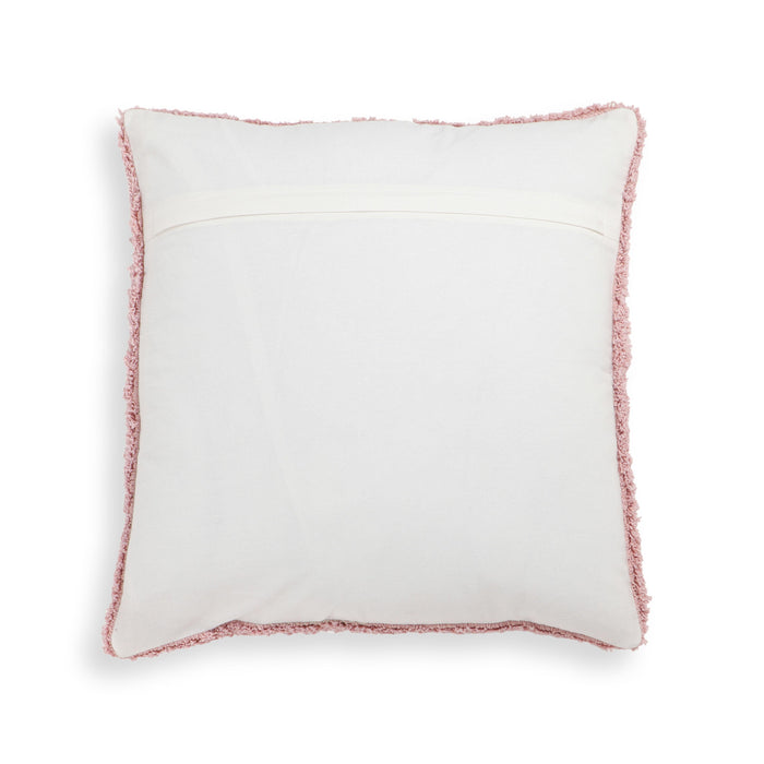 Blossom Tufted Cotton 20 inch Square Accent Pillow - Home And Beyond