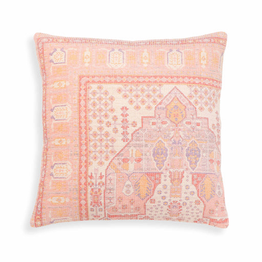 Persia 20" Pink Square Throw Pillow Cover - Home And Beyond