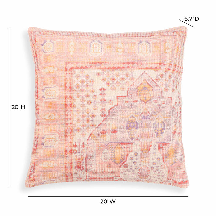 Persia Pink 20 inch Square Accent Pillow - Home And Beyond