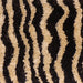 Zebra Brown Striped Tufted Bench - Home And Beyond