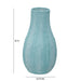 Cotton Mache Vase in Cloudy Blue - Home And Beyond
