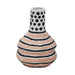 Cotton Mache Vase in Modernist Print - Home And Beyond