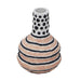 Cotton Mache Vase in Modernist Print - Home And Beyond