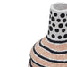 Cotton Mache Vase in Modernist Print - Home And Beyond