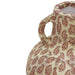Cotton Mache Vase in Peach Paisley - Home And Beyond