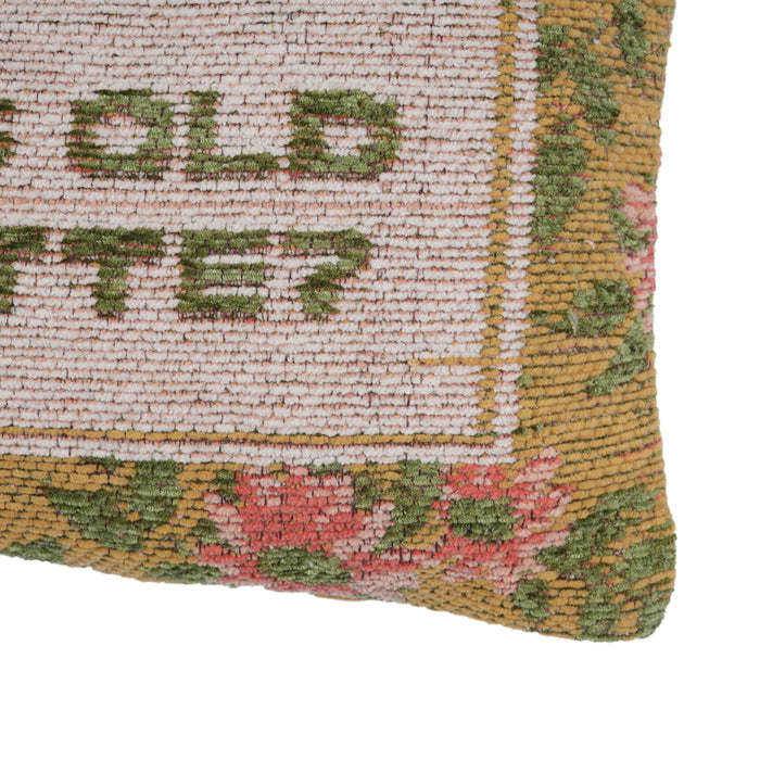 Oh, This Old Schmatte Jacquard Cotton Pillow - Home And Beyond