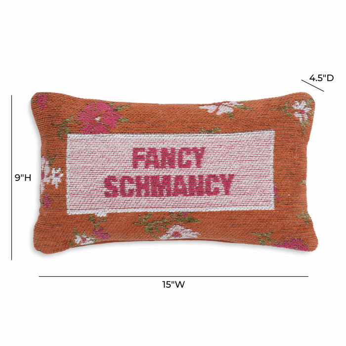 Fancy Schmancy Jacquard Cotton Pillow - Home And Beyond