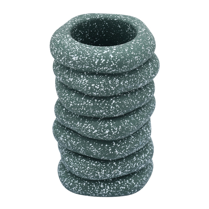Gabby Speckled Cairn Vase - Home And Beyond