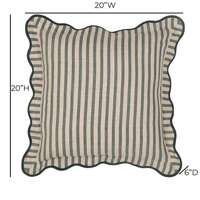 Striped 20" Linen Throw Pillow - Home And Beyond